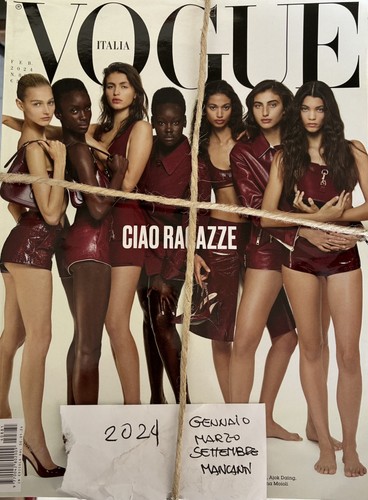 Vogue italia anno 2024 - vogue, italia,