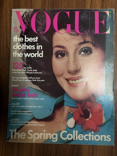 Vogue magazine february 1975 - vogue,