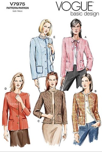Vogue sewing pattern v7975 - vogue,
