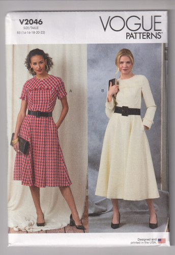 2046 vogue dress length - dress,