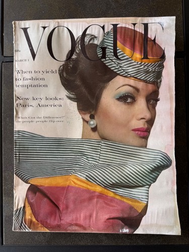 Vogue magazine march 1961 - magazine,