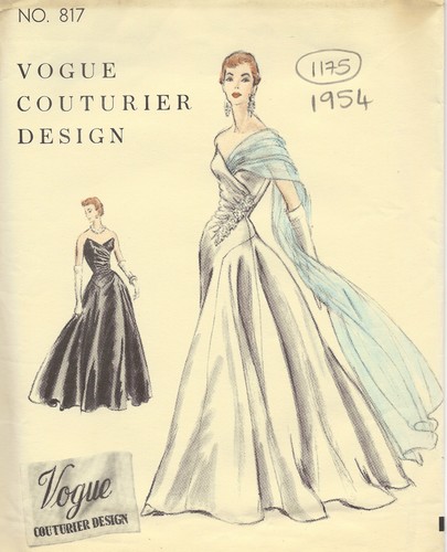 1954 vintage vogue sewing - 1954,