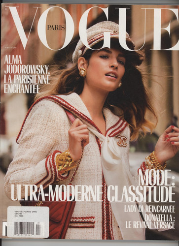 Vogue paris april 1986 alma - paris,