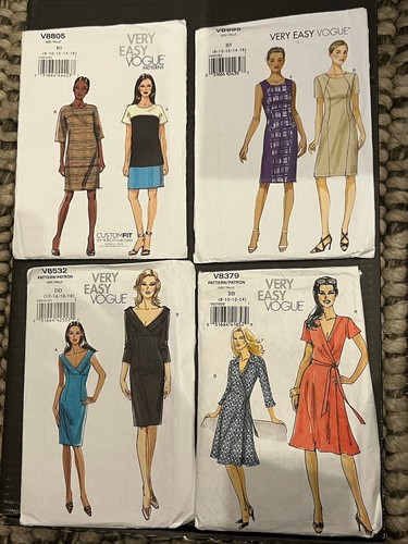 Vogue easy dress sewing - vogue,