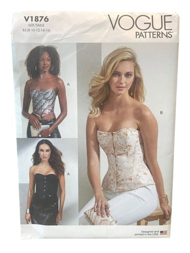 Vogue patterns v1876 corset - vogue,
