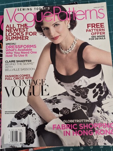 Vogue patterns magazine - vogue,