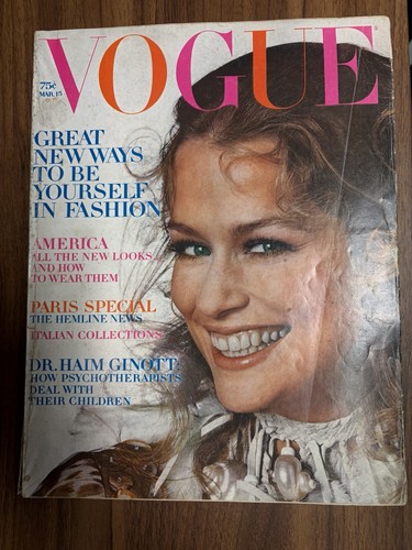 Vtg vogue march 1970 - vogue,