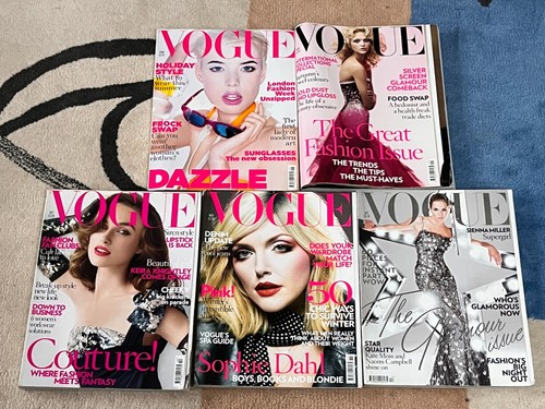 Vogue magazine bundle - 5x, uk