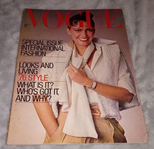 Vogue magazine september - magazine, 1976